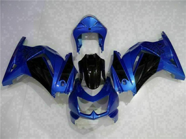 2008-2012 Blau Schwarz Kawasaki EX250 Motorrad Verkleidung 2008-2012 Blau Schwarz Kawasaki EX250 Motorrad Verkleidung