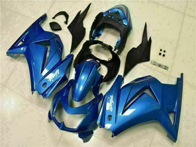 2008-2012 Blau Schwarz Weiß Ninja Kawasaki EX250 Motorrad Verkleidung 2008-2012 Blau Schwarz Weiß Ninja Kawasaki EX250 Motorrad Verkleidung