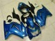 2008-2012 Blau Schwarz Weiß Ninja Kawasaki EX250 Motorrad Verkleidung 2008-2012 Blau Schwarz Weiß Ninja Kawasaki EX250 Motorrad Verkleidung