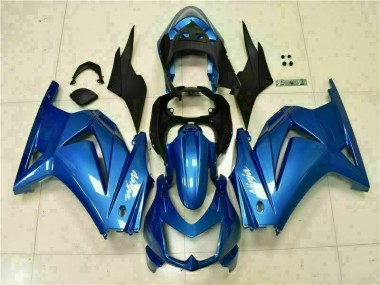 2008-2012 Blau Schwarz Weiß Ninja Kawasaki EX250 Motorrad Verkleidung