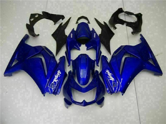 2008-2012 Blau Schwarz Weiß Ninja Kawasaki EX250 Motorrad Verkleidungen 2008-2012 Blau Schwarz Weiß Ninja Kawasaki EX250 Motorrad Verkleidungen