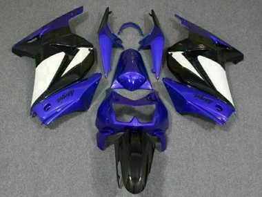2008-2012 Blau Weiß Schwarz Ninja Kawasaki EX250 Motorrad Verkleidung