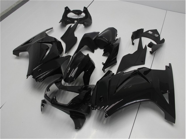 2008-2012 Glänzend Schwarz Kawasaki EX250 Motorrad Verkleidung 2008-2012 Glänzend Schwarz Kawasaki EX250 Motorrad Verkleidung