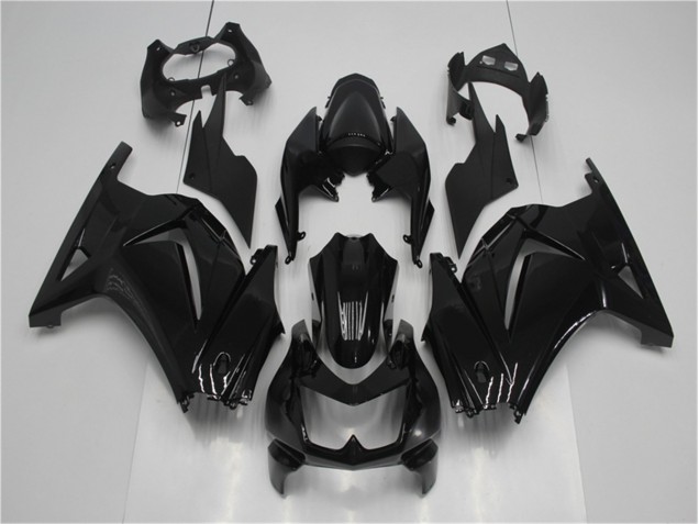 2008-2012 Glänzend Schwarz Kawasaki EX250 Motorrad Verkleidung 2008-2012 Glänzend Schwarz Kawasaki EX250 Motorrad Verkleidung