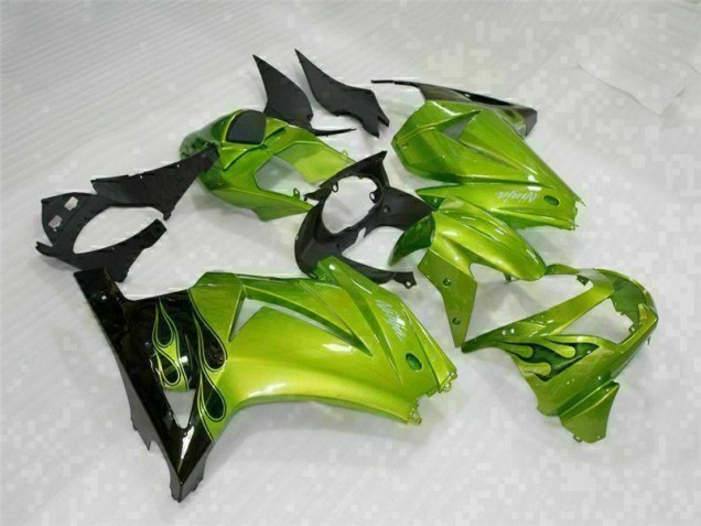 2008-2012 Grün Schwarz Kawasaki EX250 Motorrad Verkleidung & Plastik 2008-2012 Grün Schwarz Kawasaki EX250 Motorrad Verkleidung & Plastik