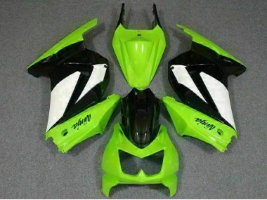 2008-2012 Grün Schwarzer Ninja Kawasaki EX250 Motorrad Verkleidung