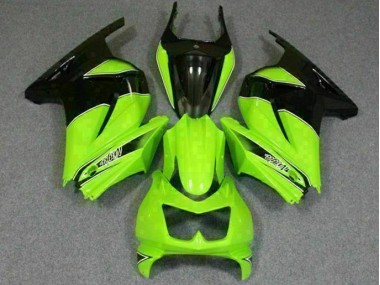 2008-2012 Grün Schwarzer Ninja Kawasaki EX250 Motorrad Verkleidung & Plastik