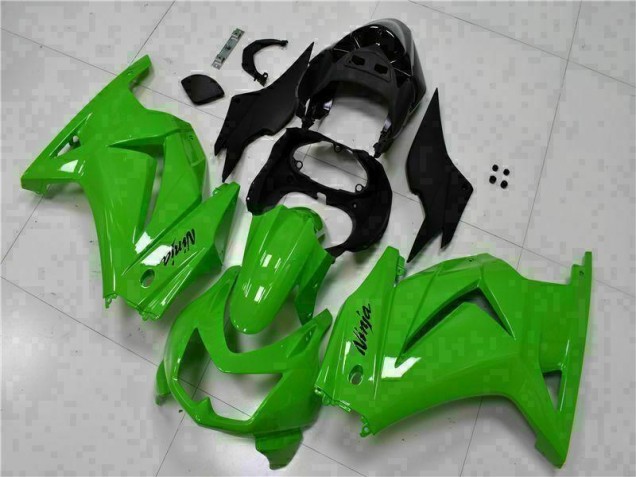 2008-2012 Grün Schwarzer Ninja Kawasaki EX250 Motorrad Verkleidungen 2008-2012 Grün Schwarzer Ninja Kawasaki EX250 Motorrad Verkleidungen
