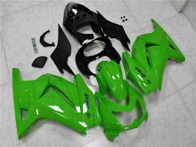2008-2012 Grün Schwarzer Ninja Kawasaki EX250 Motorrad Verkleidungen 2008-2012 Grün Schwarzer Ninja Kawasaki EX250 Motorrad Verkleidungen