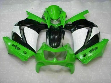 2008-2012 Grün Schwarzer Ninja Kawasaki EX250 Motorrad Vollverkleidung