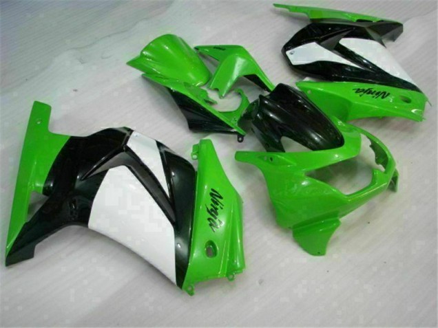 2008-2012 Grün Schwarzer Ninja Kawasaki EX250 Motorrad Vollverkleidung & Plastik