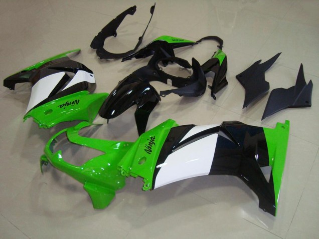 2008-2012 Grün Weiß Schwarz Kawasaki ZX250R Motorrad Verkleidung 2008-2012 Grün Weiß Schwarz Kawasaki ZX250R Motorrad Verkleidung