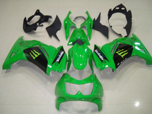 2008-2012 Grünes Monster Kawasaki ZX250R Motorrad Verkleidung 2008-2012 Grünes Monster Kawasaki ZX250R Motorrad Verkleidung