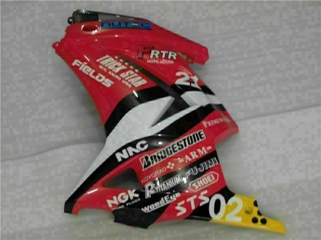 2008-2012 Rot Gelb Kawasaki EX250 Motorrad Verkleidung 2008-2012 Rot Gelb Kawasaki EX250 Motorrad Verkleidung