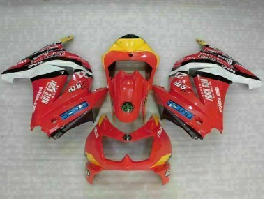 2008-2012 Rot Gelb Kawasaki EX250 Motorrad Verkleidung
