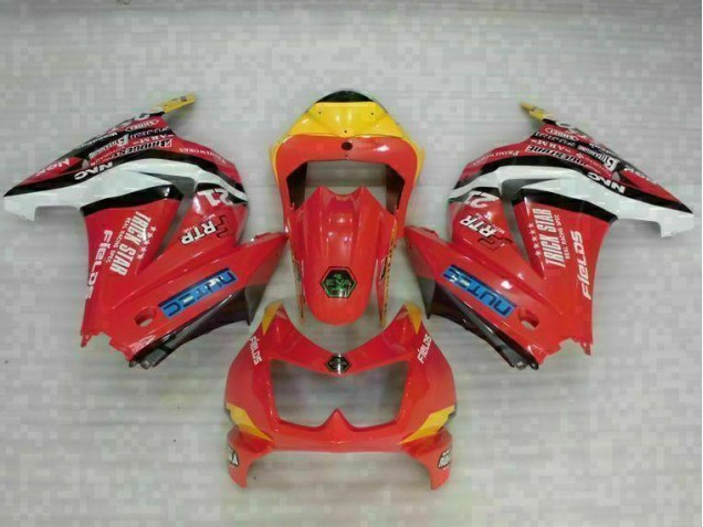 2008-2012 Rot Gelb Kawasaki EX250 Motorrad Verkleidung 2008-2012 Rot Gelb Kawasaki EX250 Motorrad Verkleidung