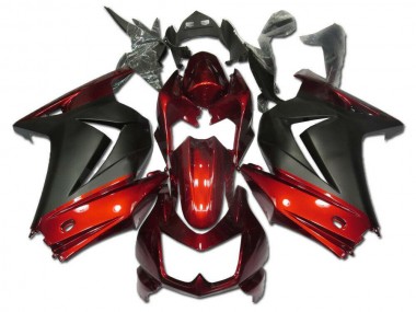 2008-2012 Rot Grau Kawasaki EX250 Motorrad Verkleidung
