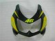 2008-2012 Schwarz Gelb 46 Kawasaki EX250 Motorrad Verkleidung 2008-2012 Schwarz Gelb 46 Kawasaki EX250 Motorrad Verkleidung