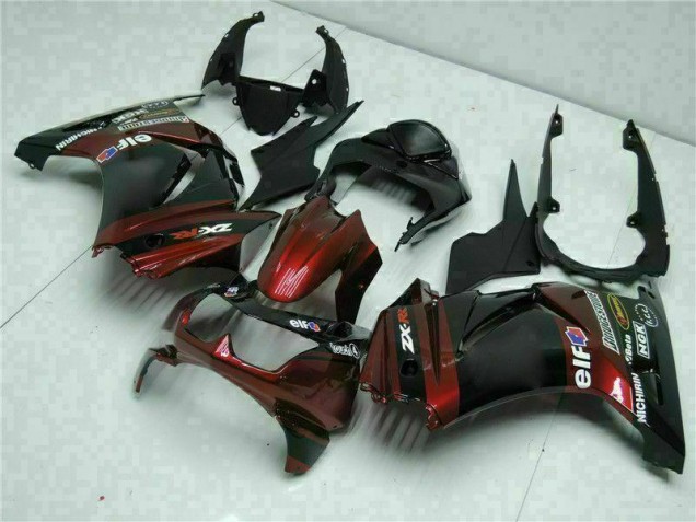 2008-2012 Schwarz Kawasaki EX250 Motorrad Verkleidungen 2008-2012 Schwarz Kawasaki EX250 Motorrad Verkleidungen