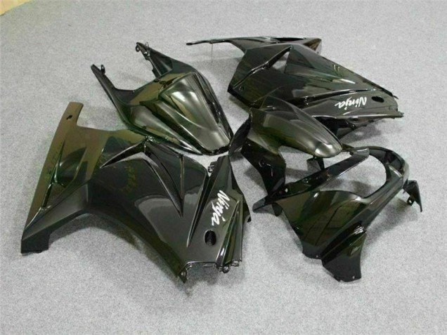 2008-2012 Schwarz Kawasaki EX250 Motorrad Vollverkleidung 2008-2012 Schwarz Kawasaki EX250 Motorrad Vollverkleidung