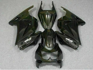 2008-2012 Schwarz Kawasaki EX250 Motorrad Vollverkleidung