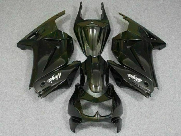 2008-2012 Schwarz Kawasaki EX250 Motorrad Vollverkleidung 2008-2012 Schwarz Kawasaki EX250 Motorrad Vollverkleidung