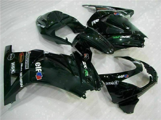 2008-2012 Schwarz Kawasaki EX250 Motorrad Vollverkleidung & Plastik 2008-2012 Schwarz Kawasaki EX250 Motorrad Vollverkleidung & Plastik