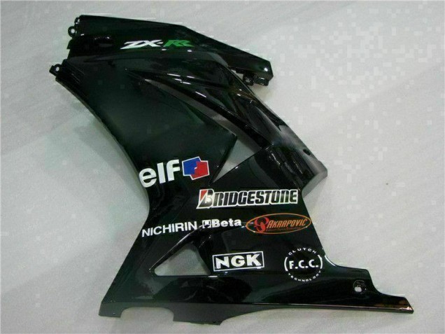 2008-2012 Schwarz Kawasaki EX250 Motorrad Vollverkleidung & Plastik 2008-2012 Schwarz Kawasaki EX250 Motorrad Vollverkleidung & Plastik