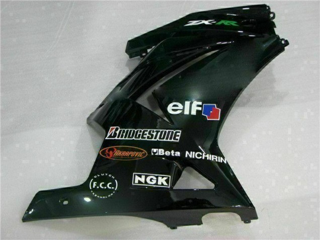 2008-2012 Schwarz Kawasaki EX250 Motorrad Vollverkleidung & Plastik 2008-2012 Schwarz Kawasaki EX250 Motorrad Vollverkleidung & Plastik