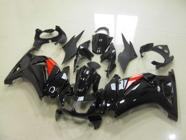 2008-2012 Schwarz Kawasaki ZX250R Motorrad Verkleidung