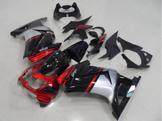 2008-2012 Schwarz Orange Kawasaki ZX250R Motorrad Verkleidung 2008-2012 Schwarz Orange Kawasaki ZX250R Motorrad Verkleidung