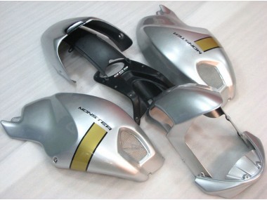 2008-2012 Schwarz Silber Monster Ducati Monster 696 Motorrad Verkleidung