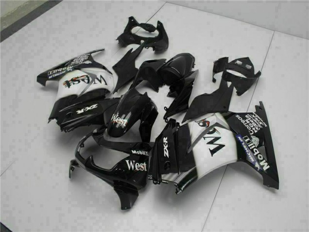 2008-2012 Schwarz West Kawasaki EX250 Motorrad Verkleidung 2008-2012 Schwarz West Kawasaki EX250 Motorrad Verkleidung