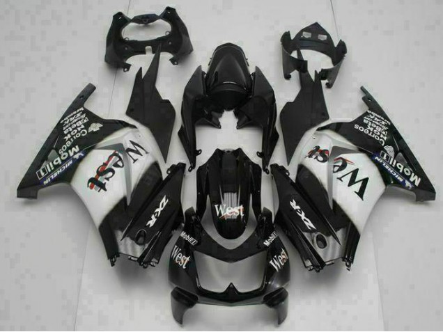2008-2012 Schwarz West Kawasaki EX250 Motorrad Verkleidung 2008-2012 Schwarz West Kawasaki EX250 Motorrad Verkleidung