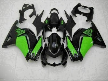 2008-2012 Schwarzer Grün Ninja Kawasaki EX250 Motorrad Verkleidung