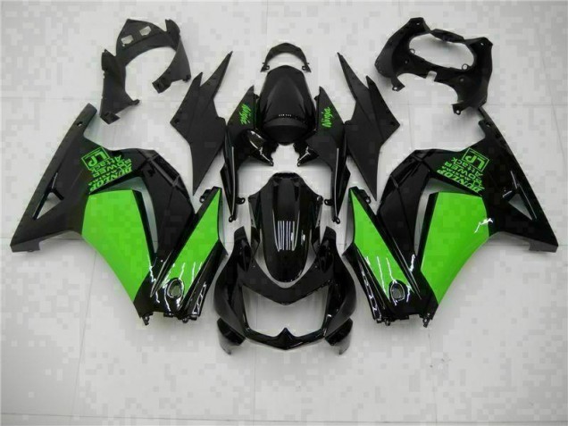 2008-2012 Schwarzer Grün Ninja Kawasaki EX250 Motorrad Verkleidung