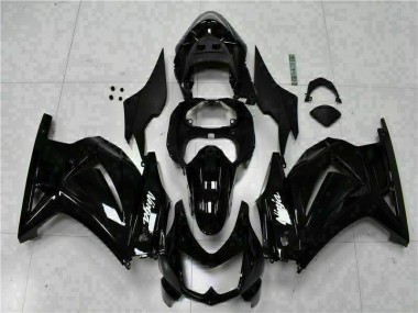 2008-2012 Schwarzer Ninja Kawasaki EX250 Motorrad Verkleidung
