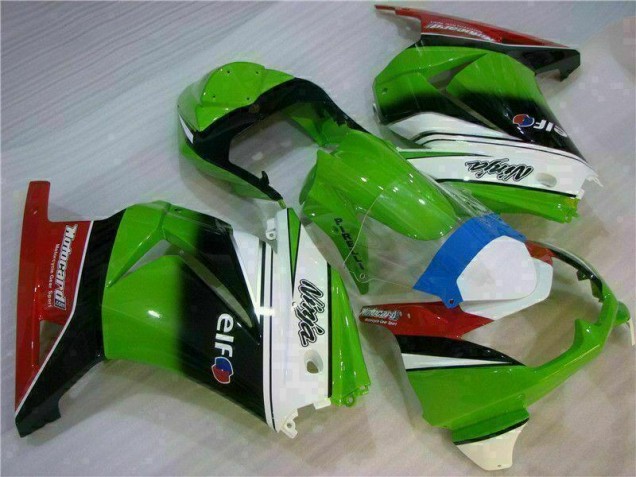 2008-2012 Weiß Grün Schwarz Ninja Kawasaki EX250 Motorrad Verkleidung 2008-2012 Weiß Grün Schwarz Ninja Kawasaki EX250 Motorrad Verkleidung
