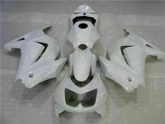 2008-2012 Weiß Kawasaki EX250 Motorrad Verkleidung 2008-2012 Weiß Kawasaki EX250 Motorrad Verkleidung