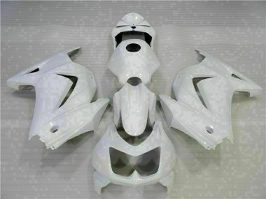 2008-2012 Weiß Kawasaki EX250 Motorrad Verkleidung