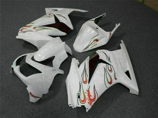 2008-2012 Weiß Rot Kawasaki EX250 Motorrad Verkleidung 2008-2012 Weiß Rot Kawasaki EX250 Motorrad Verkleidung