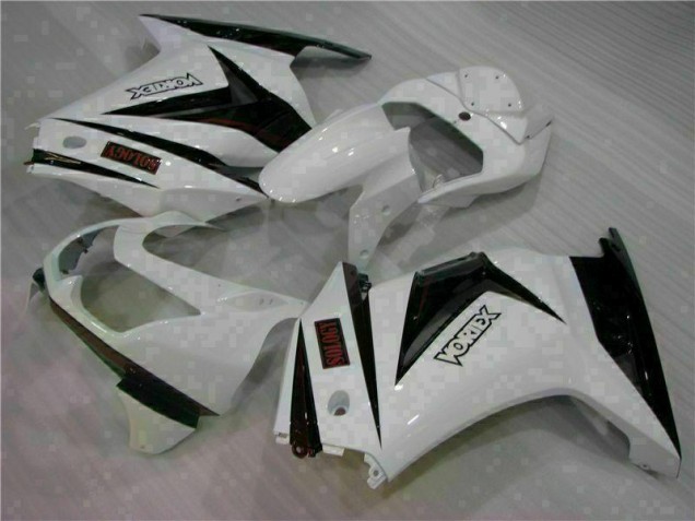 2008-2012 Weiß Schwarz Kawasaki EX250 Motorrad Verkleidung 2008-2012 Weiß Schwarz Kawasaki EX250 Motorrad Verkleidung