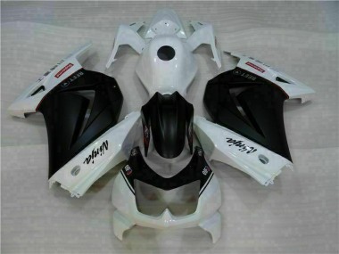 2008-2012 Weiß Schwarz Ninja Kawasaki EX250 Motorrad Verkleidung