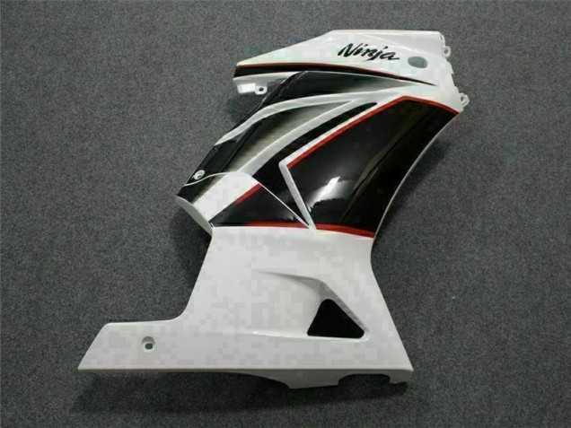 2008-2012 Weiß Schwarz Ninja Kawasaki EX250 Motorrad Verkleidungen