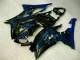 2008-2016 Blau Flamme Schwarz Yamaha YZF R6 Motorrad Verkleidung 2008-2016 Blau Flamme Schwarz Yamaha YZF R6 Motorrad Verkleidung