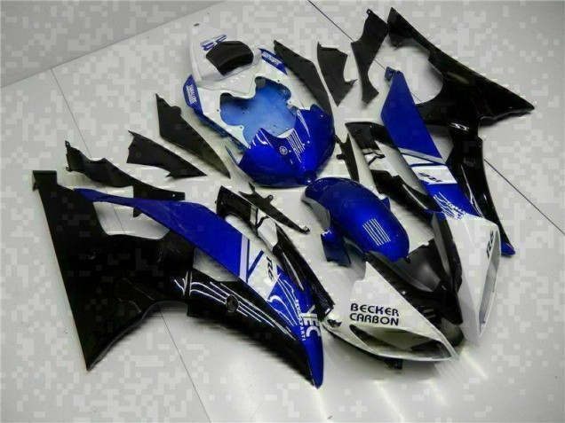 2008-2016 Blau Schwarz Yamaha YZF R6 Motorrad Verkleidungen 2008-2016 Blau Schwarz Yamaha YZF R6 Motorrad Verkleidungen