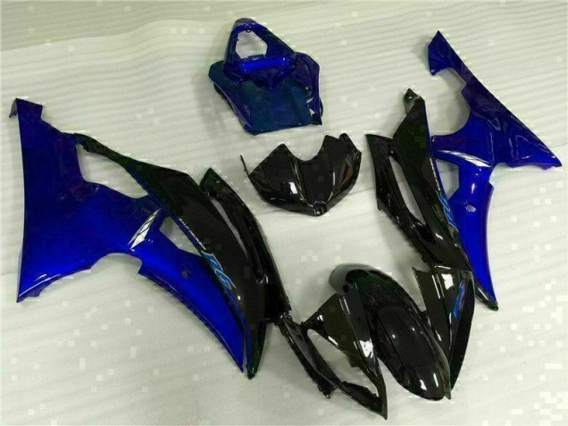 2008-2016 Blau Schwarz Yamaha YZF R6 Motorrad Vollverkleidung 2008-2016 Blau Schwarz Yamaha YZF R6 Motorrad Vollverkleidung