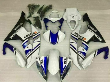 2008-2016 Blau Weiß Blau Weiß ENEOS Yamaha YZF R6 Motorrad Verkleidungen