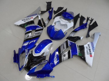 2008-2016 Blau Weiß ENEOS Yamaha YZF R6 Motorrad Verkleidung