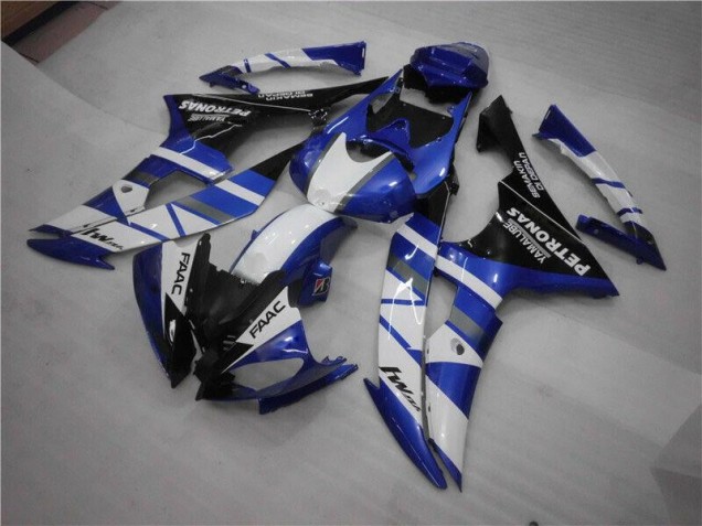 2008-2016 Blau Weiß FAAC Yamaha YZF R6 Motorrad Verkleidung 2008-2016 Blau Weiß FAAC Yamaha YZF R6 Motorrad Verkleidung